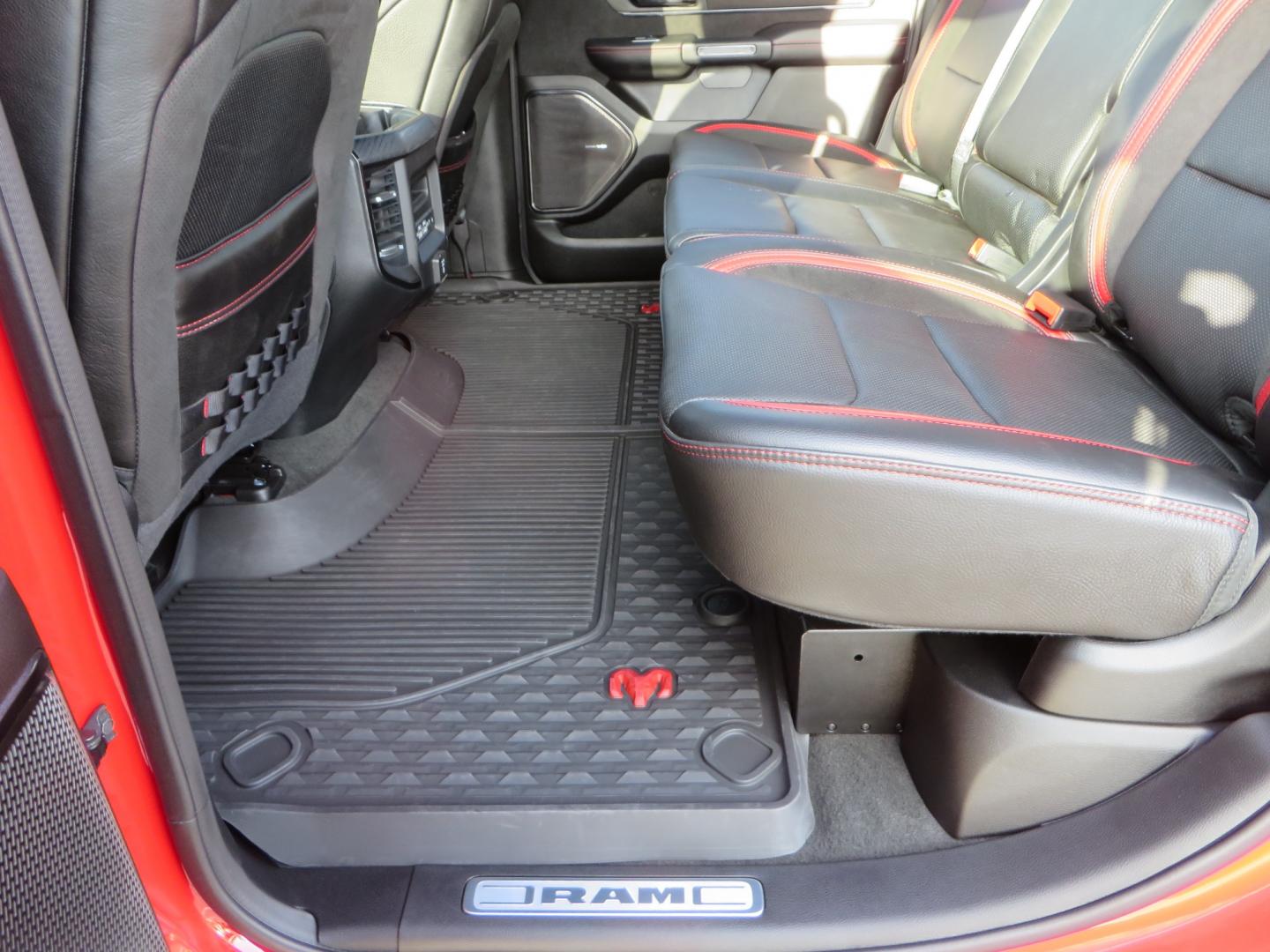 2023 Red /BLACK RAM 1500 Ram 1500 TRX Crew Cab 4x4 (1C6SRFU9XPN) with an 6.2L Supercharged HEMI V8 SRT engine, 8 Speed Auto 8HP95 transmission, located at 2630 Grass Valley Highway, Auburn, CA, 95603, (530) 508-5100, 38.937893, -121.095482 - Must see TRX featuring Eibach front and rear springs, 18" Method NV double black wheels, 37" Nitto Ridge Grappler tires, and window tint. - Photo#46